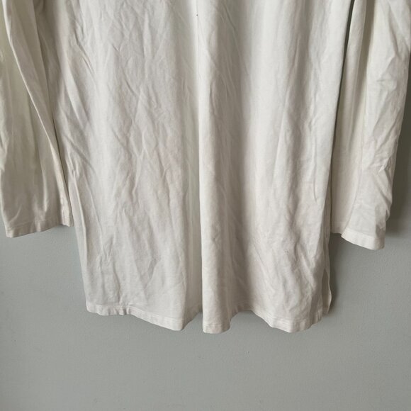 Coolibar UPF UV Sun Protection White Hooded Swim Cover Women's Size Large - Picture 8 of 9